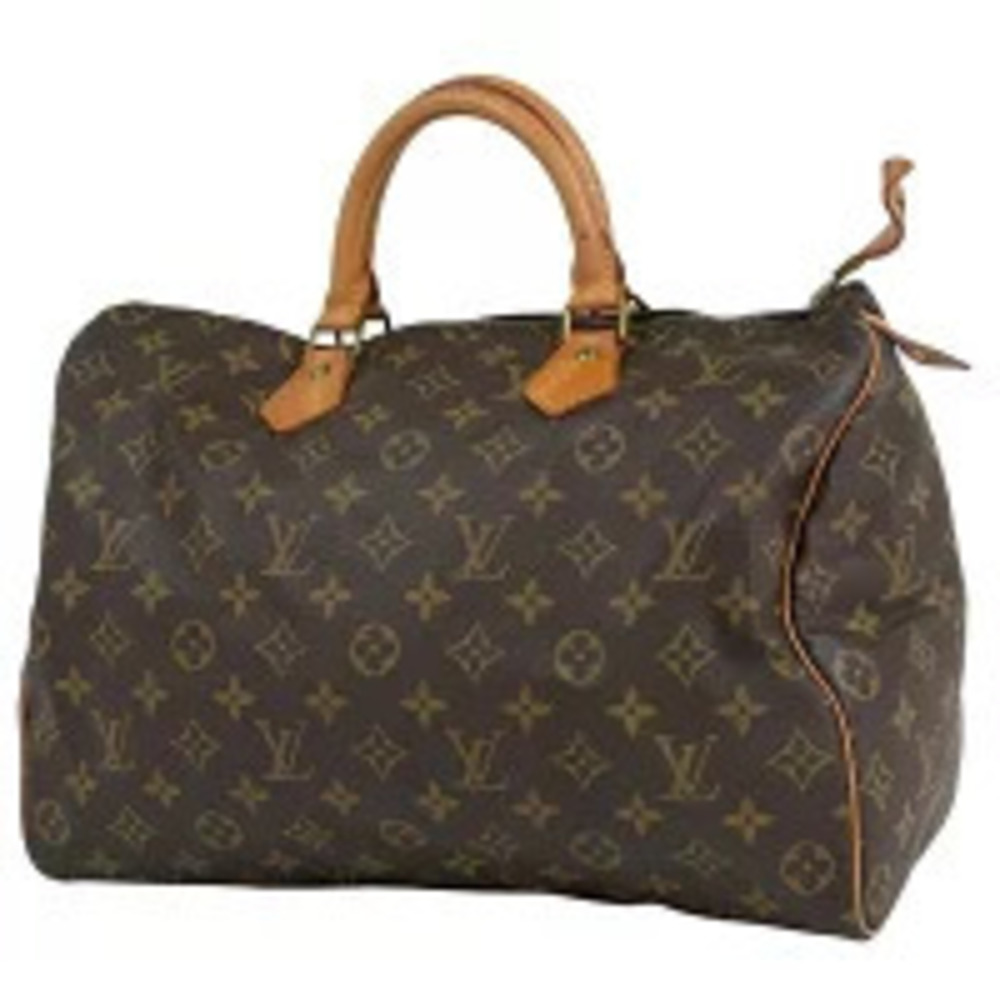 Louis Vuitton Speedy Boston Bag Commuter Handbag Monogram Brown